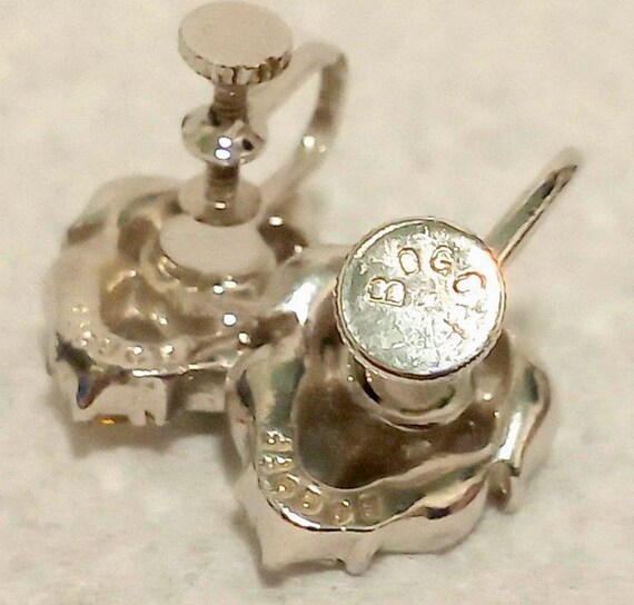 BOGOFF  Blue and Clear Rhinestone Earrings - image 3