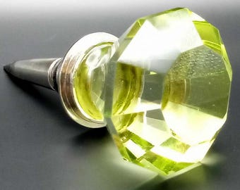 CYPRESS Chartreuse Door Knob Bottle Stopper