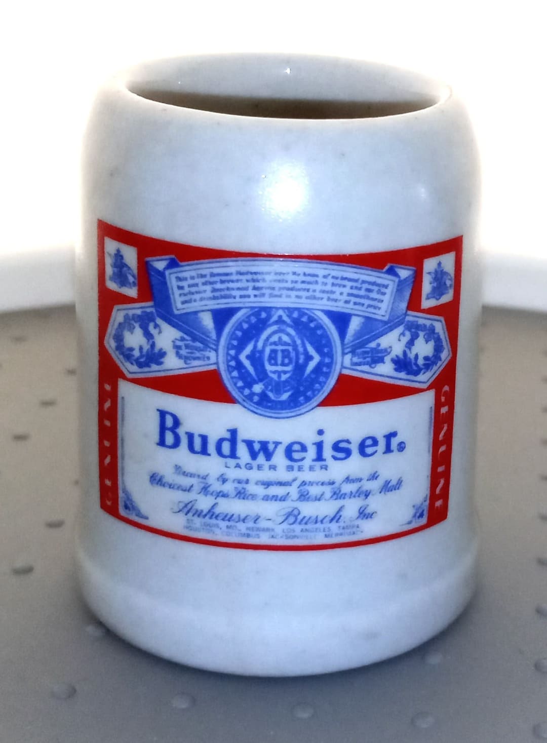 Mini Decorative Budweiser Beer Stein Home Decor Etsy