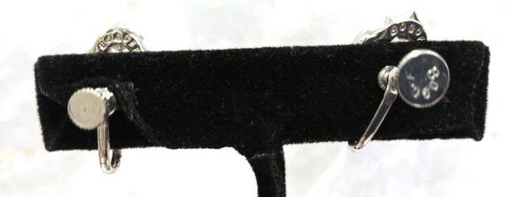 BOGOFF  Blue and Clear Rhinestone Earrings - image 6