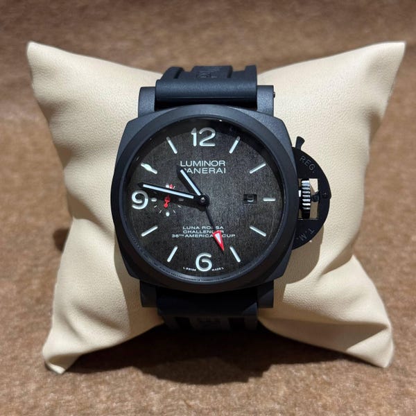 Vintage Panerai Luna Rossa Automatic Full Black Men's Wrist Watch | Birthday Gift | Free Shipping