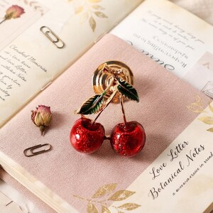 Cherry Drawer Pull Handle: Red Fruit Aluminum Alloy Cabinet Knob – Decorative Furniture Hardware