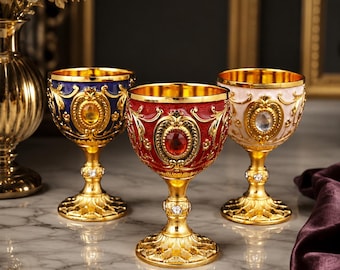 Vintage Medieval Goblet Wine Chalice, Holy Grail Metal Wine Glass, Gothic Whiskey Cup, Renaissance Decor, Wedding Gift