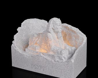 Giza Sphinx USB Lamp – 12cm 3D Printed Egypt Souvenir Night Light