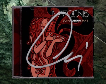 Maroon 5 – SONGs ABOUT JANE Signed CD Autograph – Authentic Memorabilia (Certificate Included)