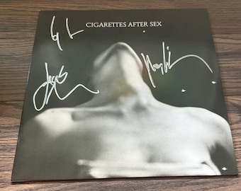 Sigaretten na het vrijen – I. vinylplaat – gesigneerd door artiest