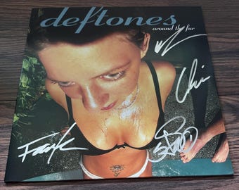 Deftones – ROND DE BONT Vinylplaat – gesigneerd door artiest