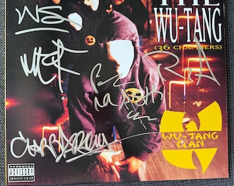 Wu-Tang Clan – ENTER THE Wu-TANG Vinyl – Autographed by Artist