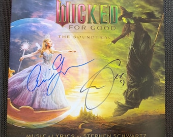 Wicked for Good – THE SOUNDTRACK Vinyl – Autographed by Artist