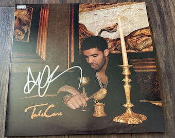 Drake – TAKE CARE Vinyl Record – Autographed by Artist