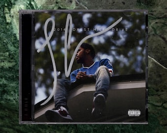 J. Cole – 2014 Forest Hills Drive Signed CD Autograph – Authentic Memorabilia (Certificate Included)