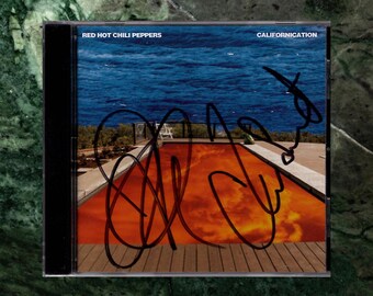 Red Hot Chili Peppers – CALIFORNICATION – Authentic Autograph Memorabilia (Certificate Included)