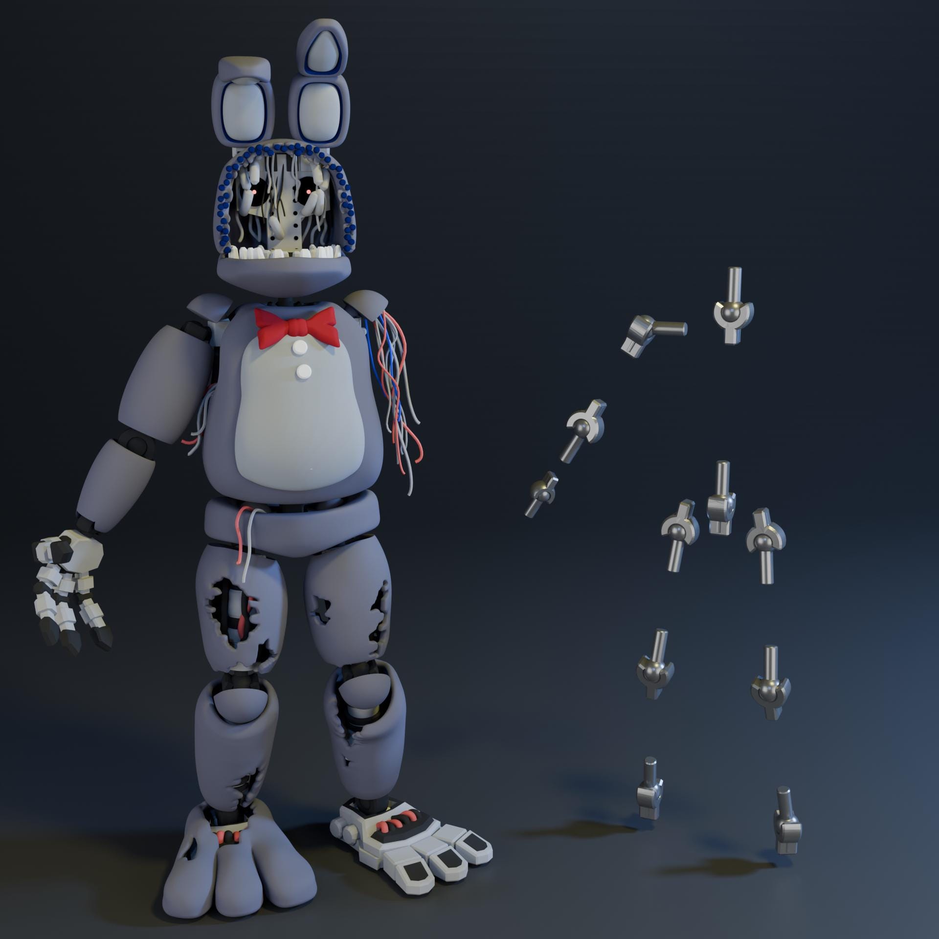 Ignited Bonnie Action Figure - Etsy
