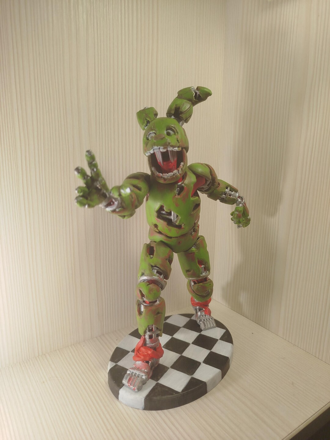 FNAF 3 Figure (springtrap) on a Stand From Dead by Daylight - Etsy