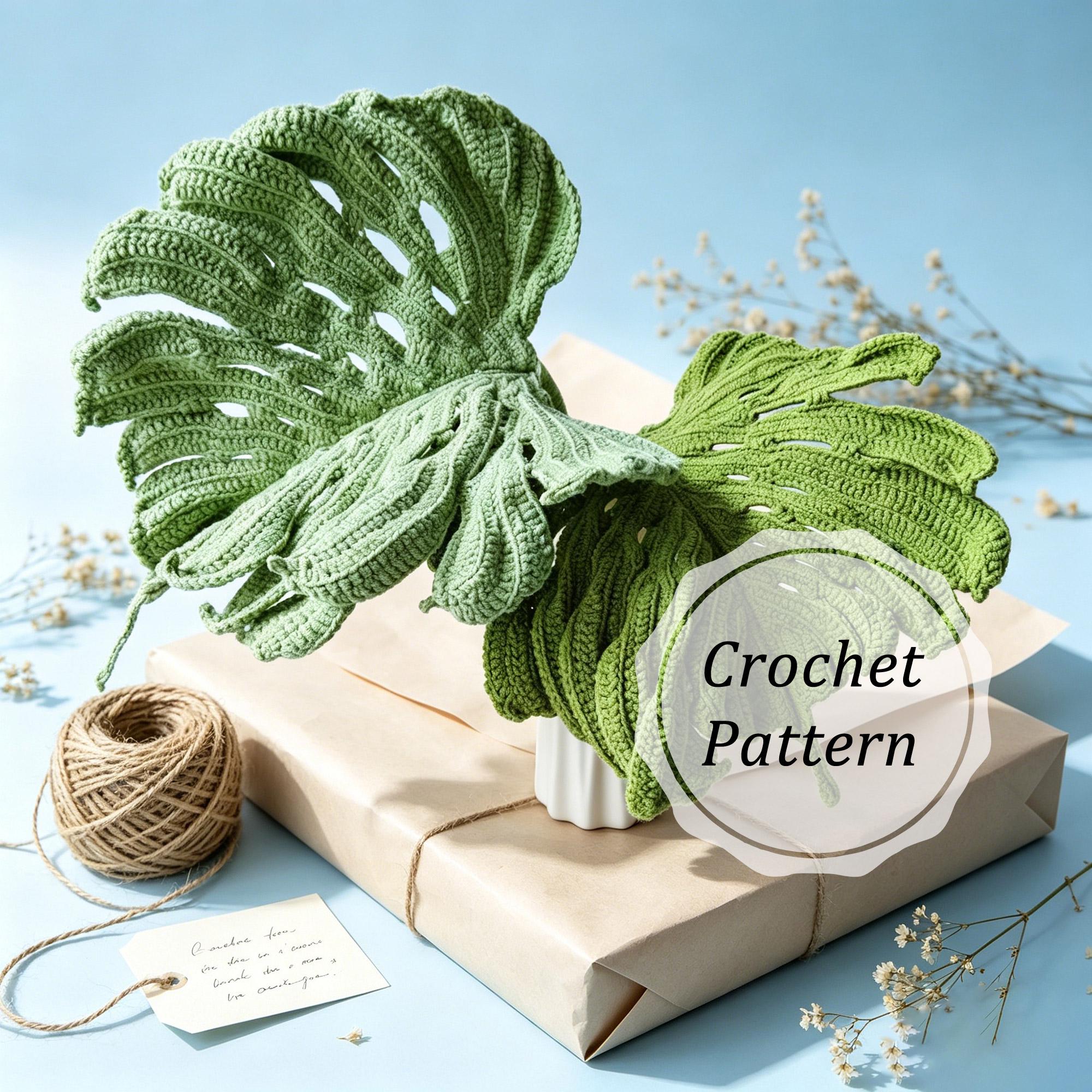 Crochet Monstera Leaf Pattern