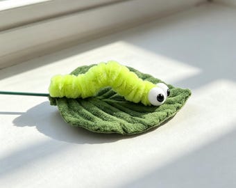Moving Pipe Cleaner Caterpillar Video Tutorial, DIY Interactive Bug Toy Guide, Easy Craft MP4