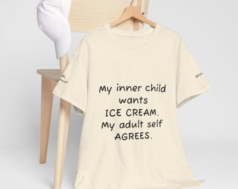 Playful Ice Cream Temptation Tee