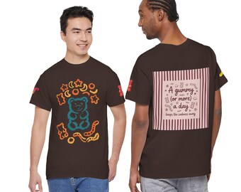 Gummy Candy Lovers T-Shirt | Gummy Sweets Graphic Tee