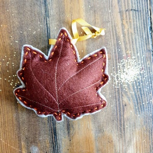 Autumn Leaf decor, Felt Hanging, Leaves,  Holiday Fall Thanksgiving Decoration, Felt Leaves, Autumn Decor