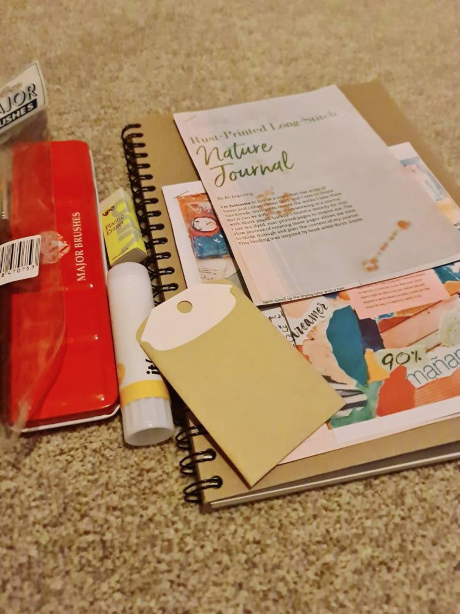 Art Journal Kit Journal Bundle Fabric Journal Kits Etsy UK