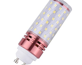 Bombilla LED GU10 tipo maíz, 10 W, 1200 lúmenes, CA 95-265 V, no regulable, para lectura.