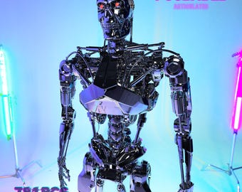 Terminator T800 Genisys Endoskeleton, Real Details, Life Size, Assembly Instruction, Professional Printable Stl File, Digital Download