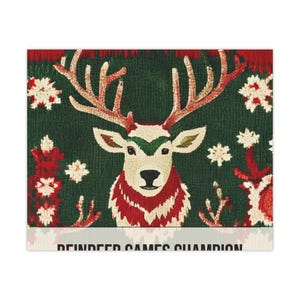 Reindeer Games Champion | Funny Design | Poster