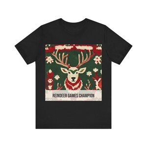 Reindeer Games Champion | Funny Design | T-Shirt