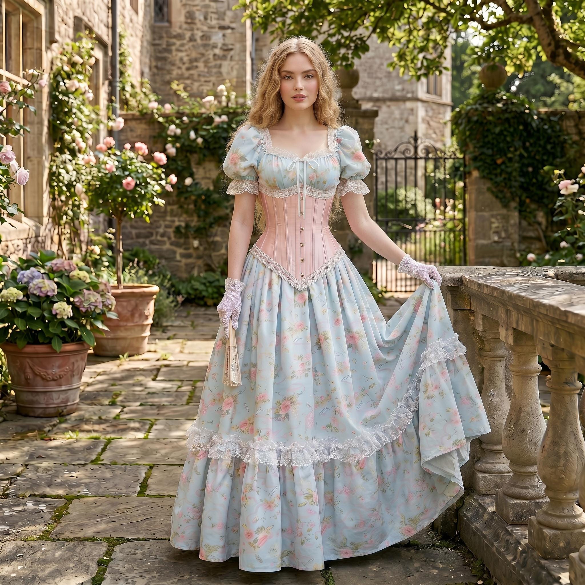chick fil a ranch dressing Blue Tulle Mermaid Off Shoulder Lace Prom Dress, MP1010 main image 0