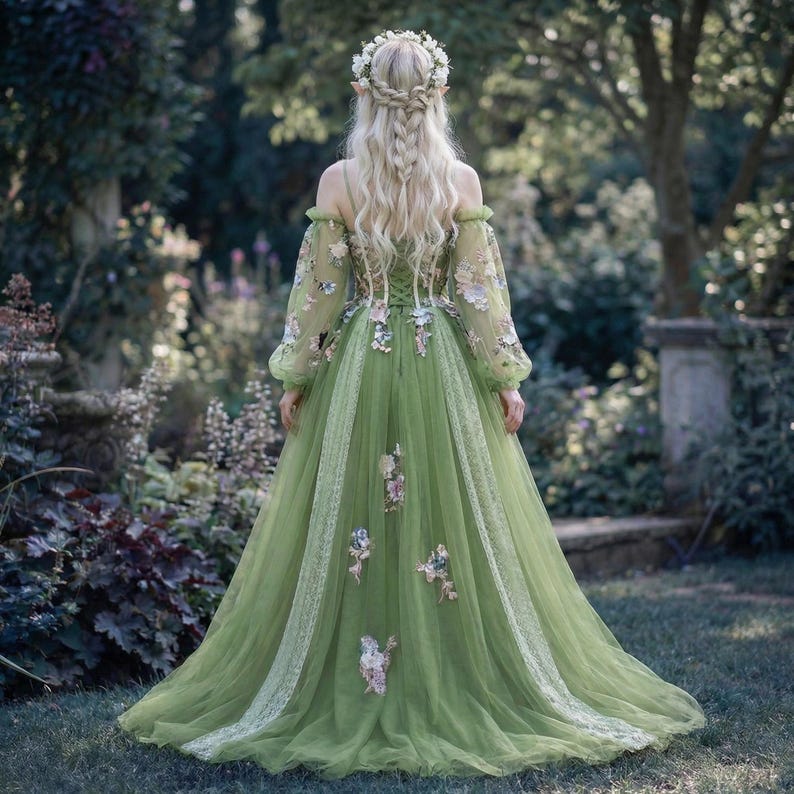 fairycore wedding dress