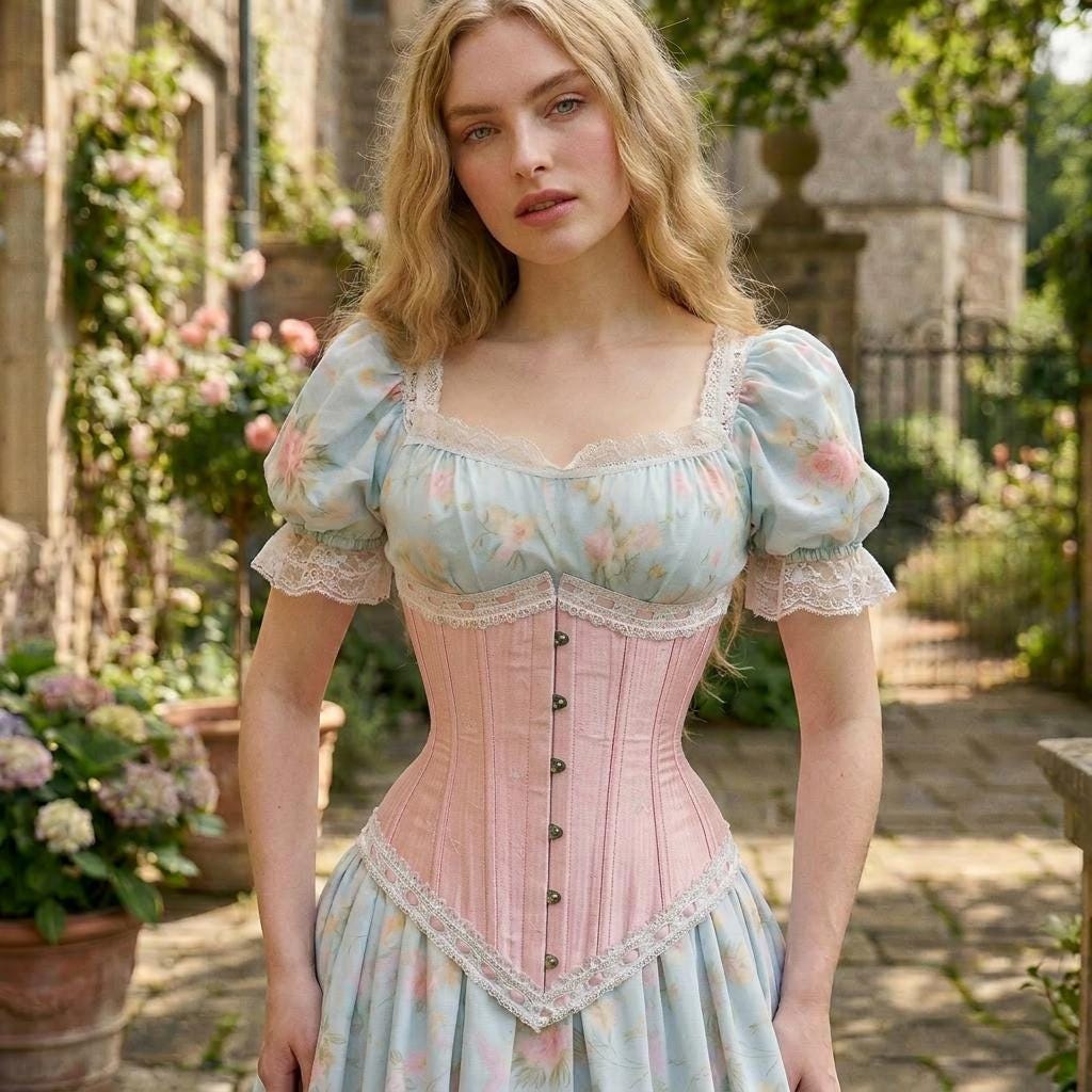 Pink Princess Corset - Etsy