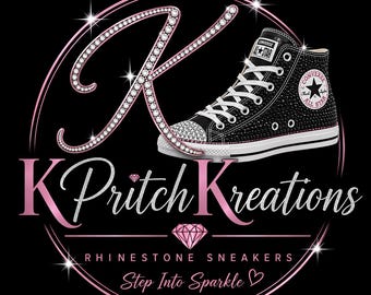 Custom Rhinestone Sneakers: Sparkle Converse Shoes (Custom Order)