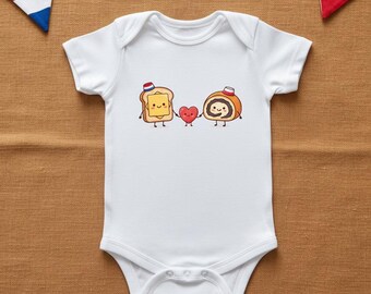 Regalo de bebé polaco holandés | Mono Kaasbrood Makowiec | Fiesta de bienvenida al bebé | Nederlands Pools Baby Cadeau | Holendersko-polskie Body Prezent