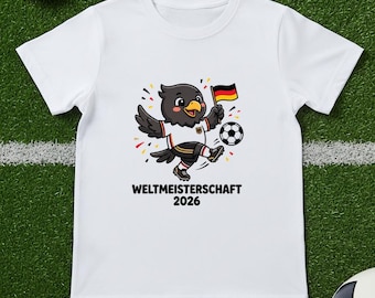 Camiseta infantil del Mundial 2026 Alemania | Camiseta del Águila del Mundial | Camiseta de fútbol para niños | Camiseta infantil del Mundial de Alemania