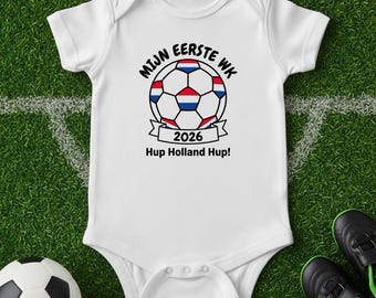 Mi primer body de bebé de los Países Bajos para el Mundial 2026 | Regalo para baby shower | Mi primer body de la semana | Regalo de fútbol holandés