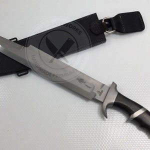 Handmade Jack Crain Predator Bowie Knife Arnold Schwarzenegger Movie Knife Replica | Hunting | Collectible | Outdoor | Camping |Gift for Him