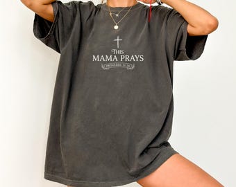 Camiseta Proverbios 31:30 para mamá, camiseta cristiana minimalista para mamá, colores cómodos
