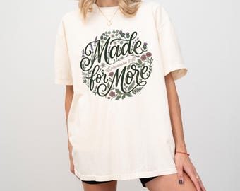 Bible verse Comfort Colors shirt, Christian Shirt, Cute Christian shirt for women