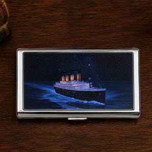 titanic cigarette holder Vintage Ship Ocean Boat Glass Ashtray Cigar Home Office Tabletop Decor Automotive 16cm length x 7cm width Titanic Wallet - Etsy