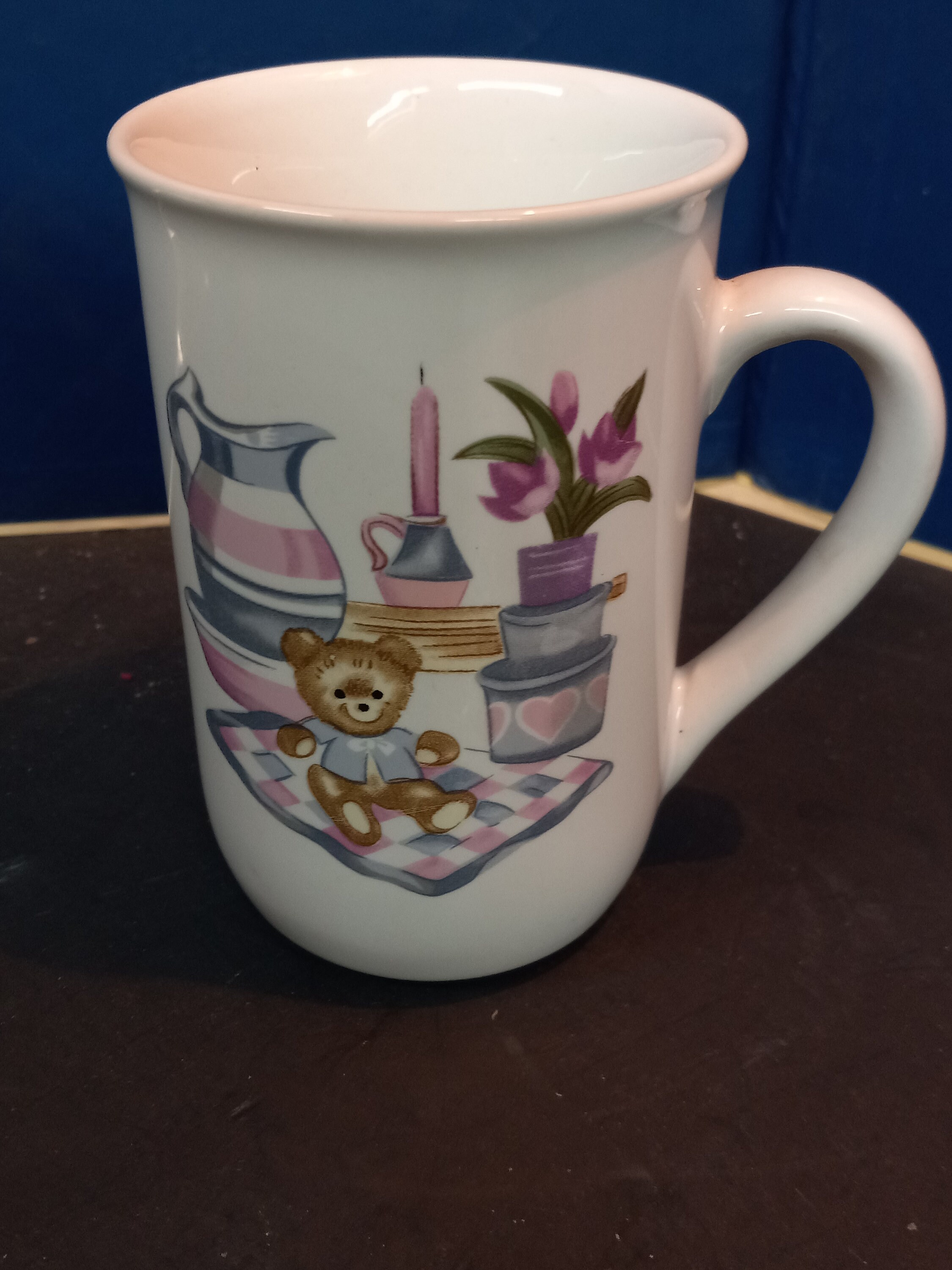 Set of 4 Vintage Cottage Style Coffee Mugs. Etsy