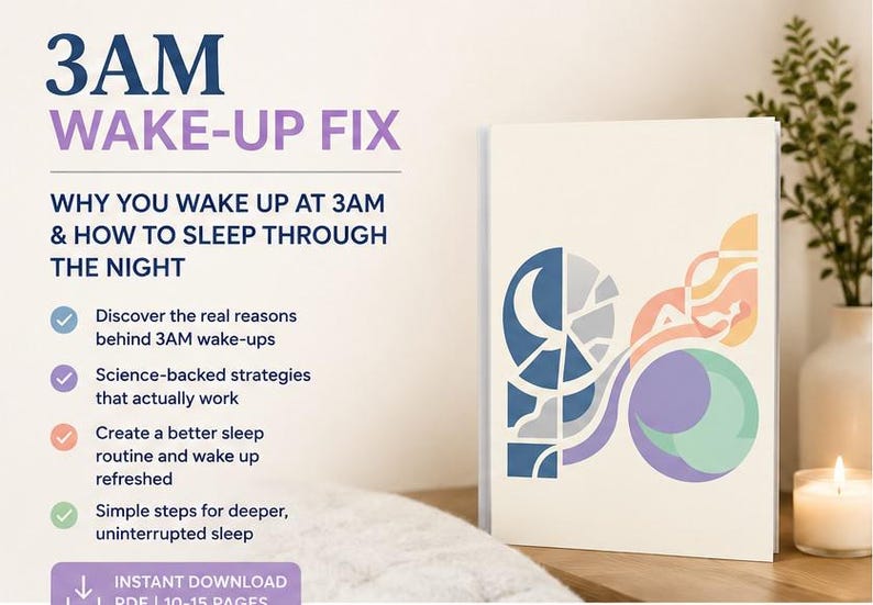 3AM Wake-up Fix Guide | Why You Wake up at 3AM & How to Sleep Through ...