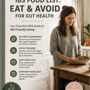 Lista de alimentos para el SII (Qué comer y qué evitar): La mayoría de los síntomas del SII provienen de un pequeño grupo de alimentos desencadenantes; esta guía te ayuda a evitarlos.