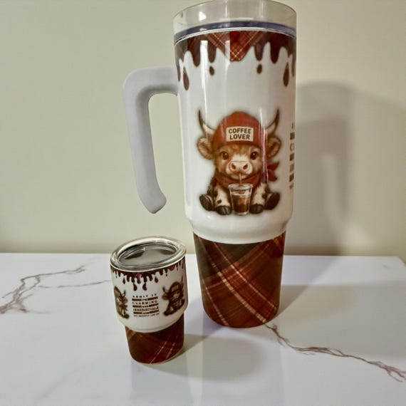 Baby Cow Coffee Funny Tumbler