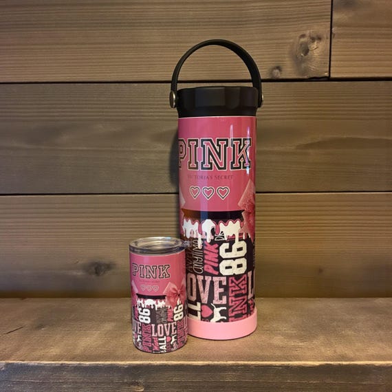 20oz Victorias Secret Pink Tumbler Set