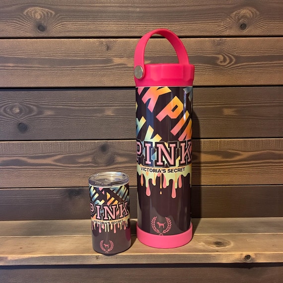 20oz Victorias Secret Pink Tumbler Set