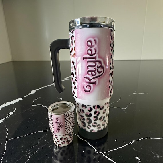Personalized Pink Leopard Tubler