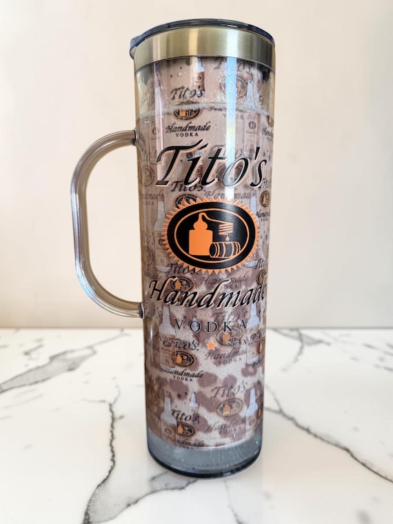 Tito's Vodka Snow Globe Tumbler