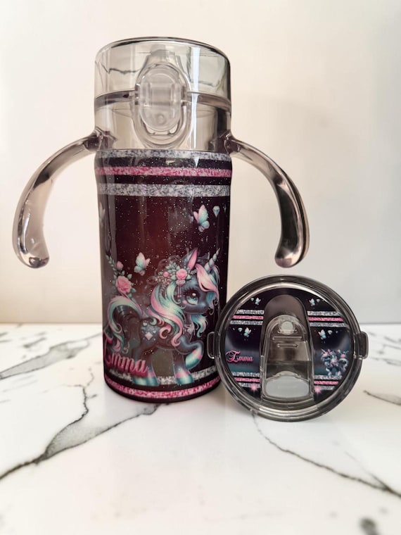 Personalized Unicorn Sippy Cup Tumbler