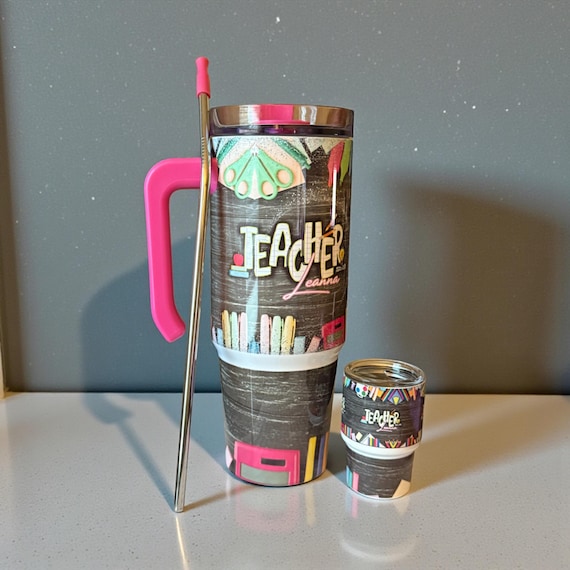 30oz Personalized Teacher Tumbler Set