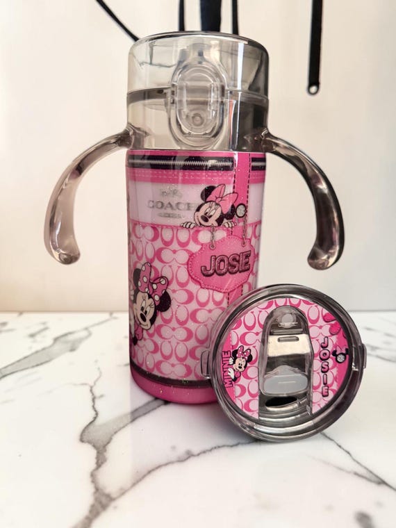 Personalized Minnie Mouse Sippy Cup Tumbler